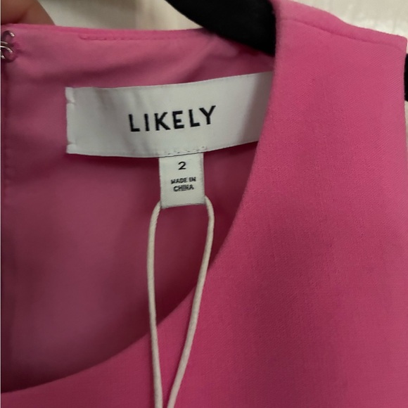 Likely Pink Mini Dress with Floral Accents - Picture 3 of 6